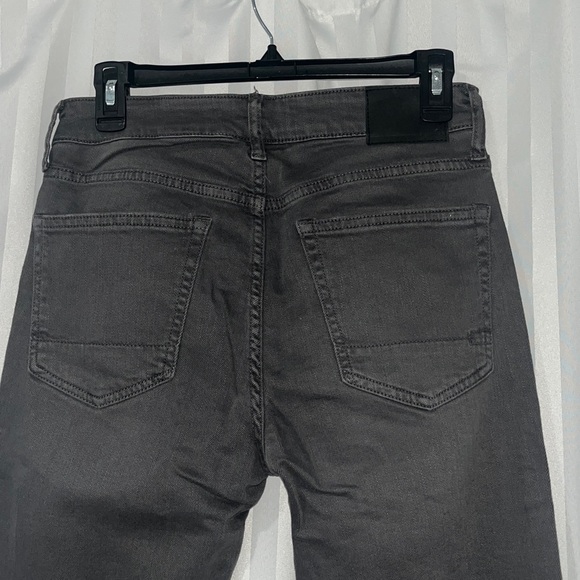 Aeropostale Men’s Charcoal Distressed Skinny Style Jeans - Picture 7 of 8